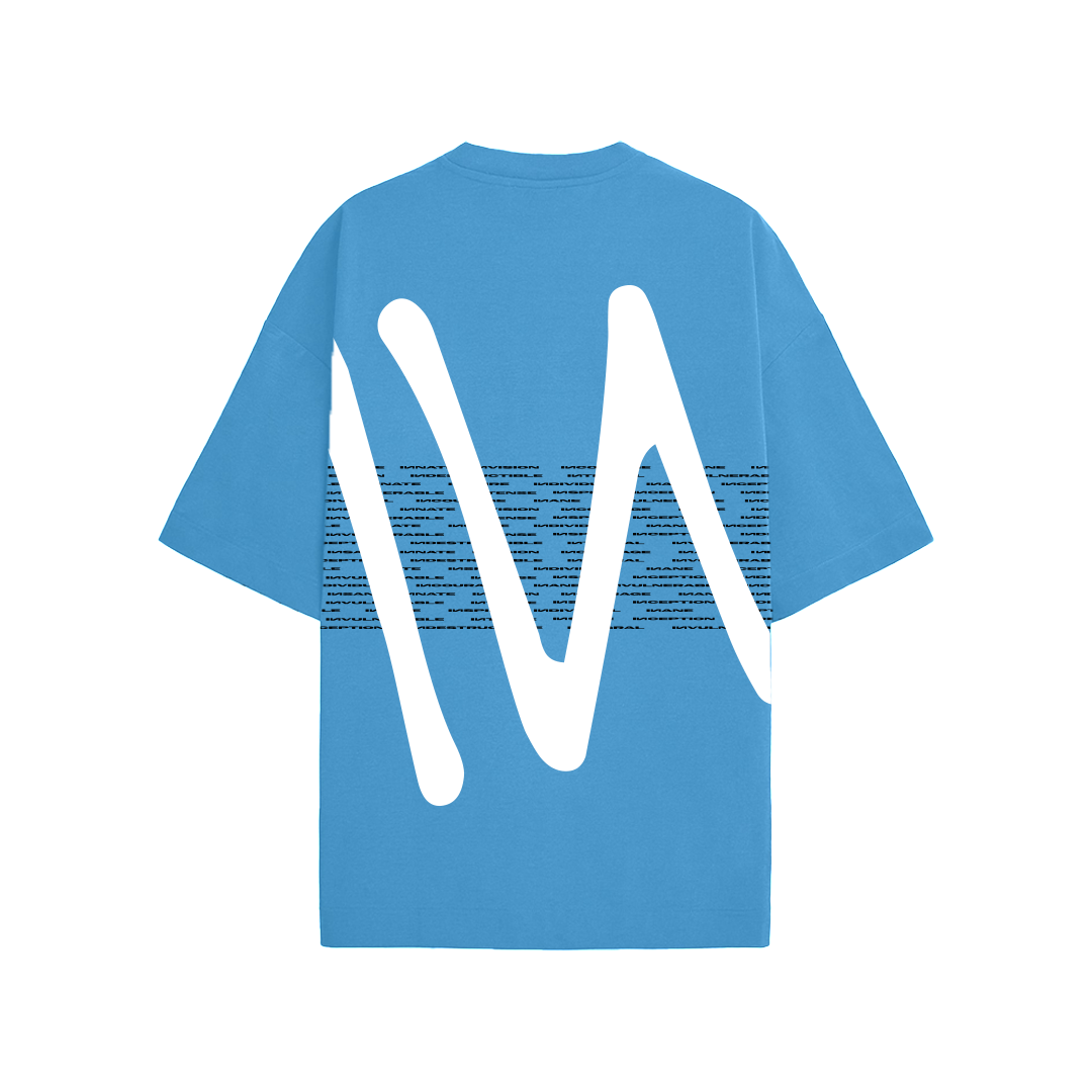 Blue IN Oversized T-Shirt (Blue)