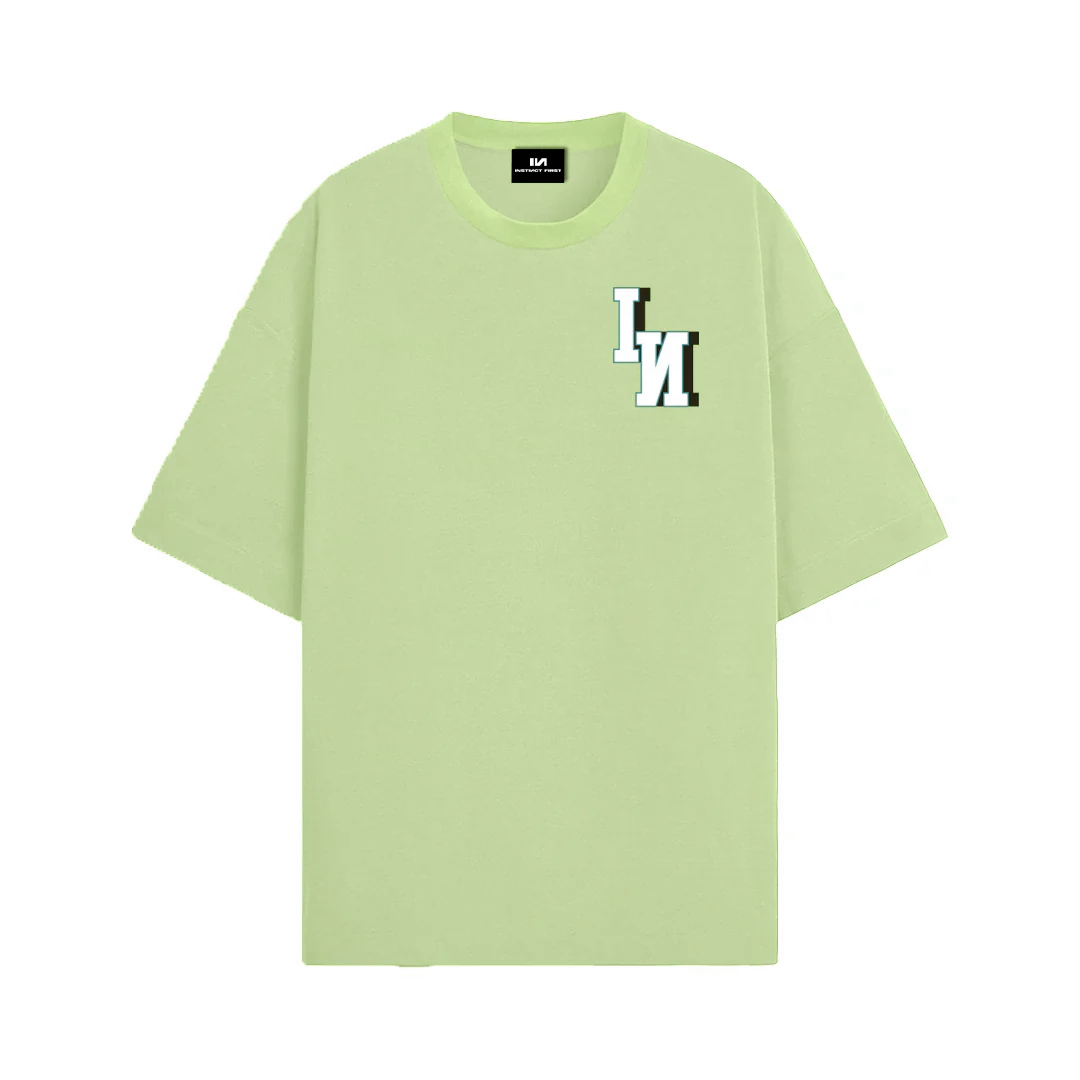 Bold IN Oversized T-shirt -(Moss Green)