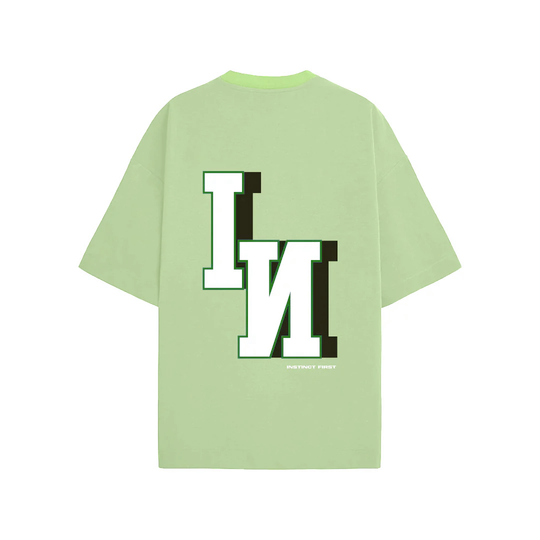 Bold IN Oversized T-shirt -(Moss Green)