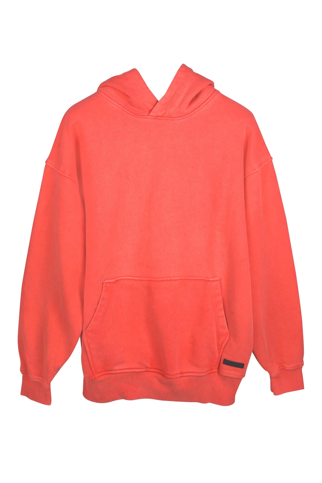 OVERDYED HEAVY WEIGHT HOODIE (BRIGHT SCARLET)