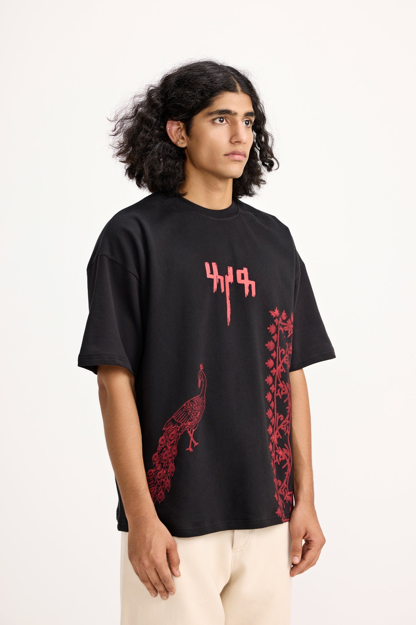 "By My Side" Block Print - Tshirt