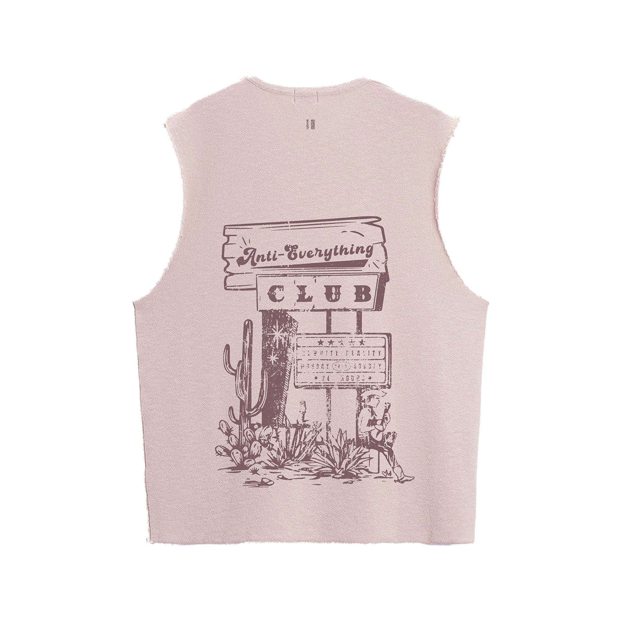 Anti-Everything Club Vest Pink