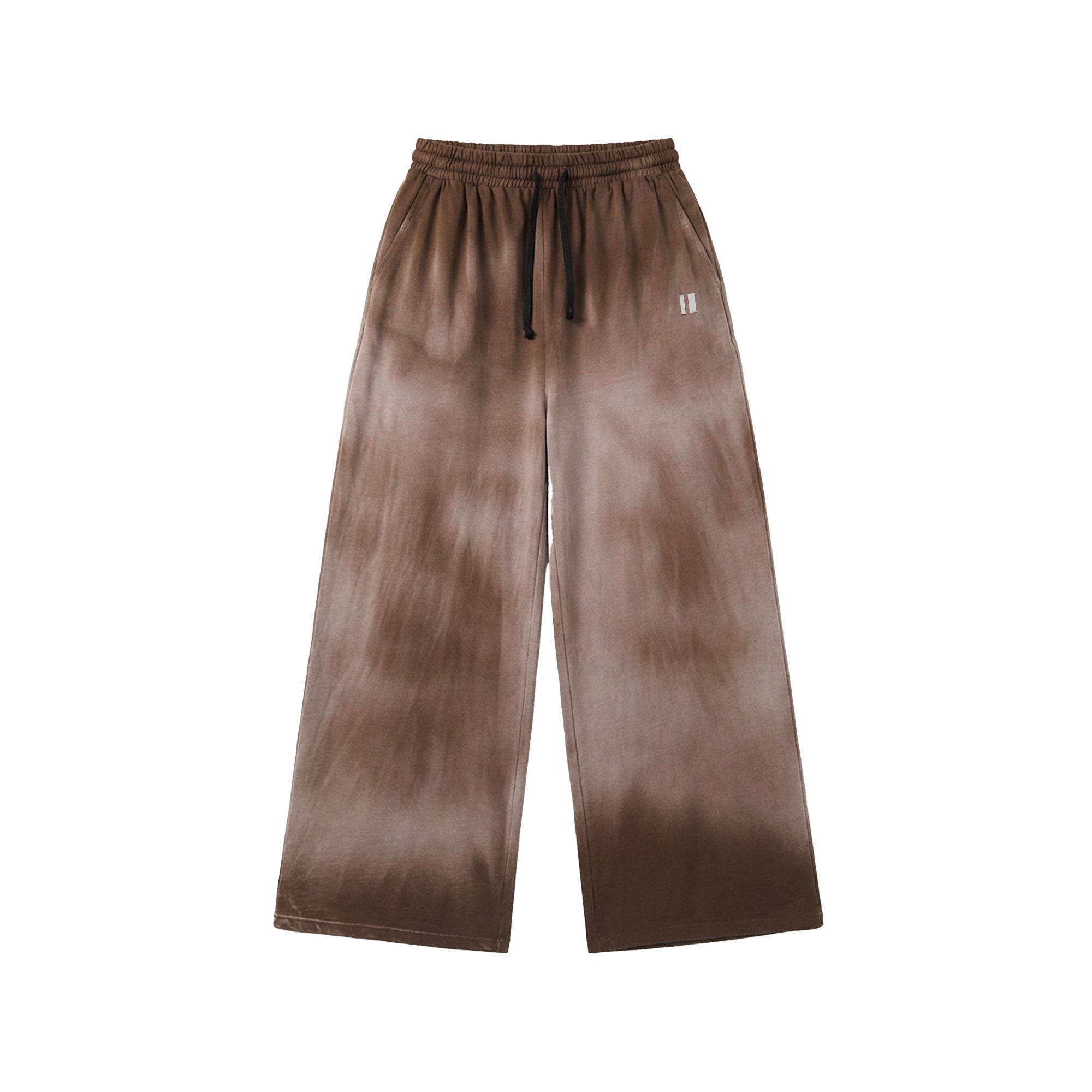 Spray Wash Baggy Joggers – Brown