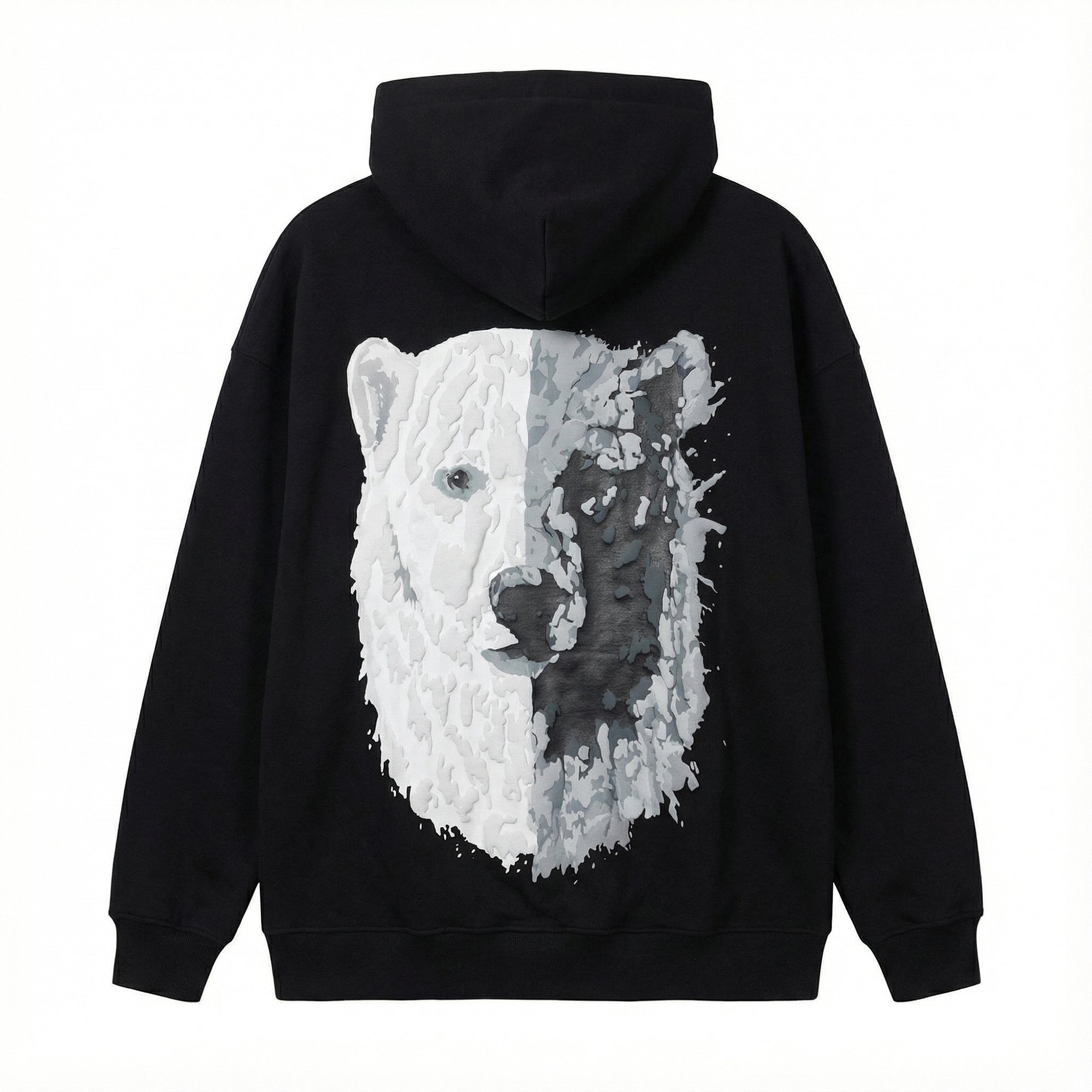 Polarised Hoodie Black