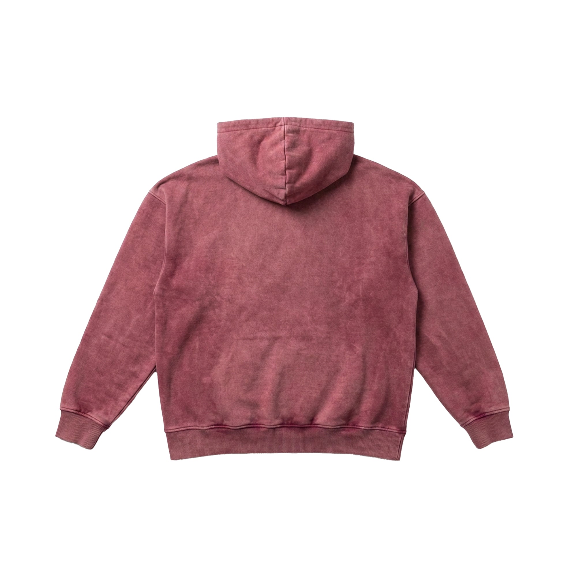 Burgundy washed Hoodie