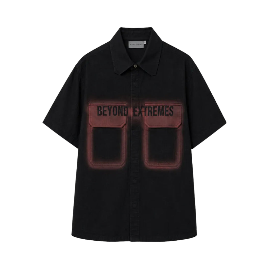 Stencil Farmland Shirt in Black [Unisex]