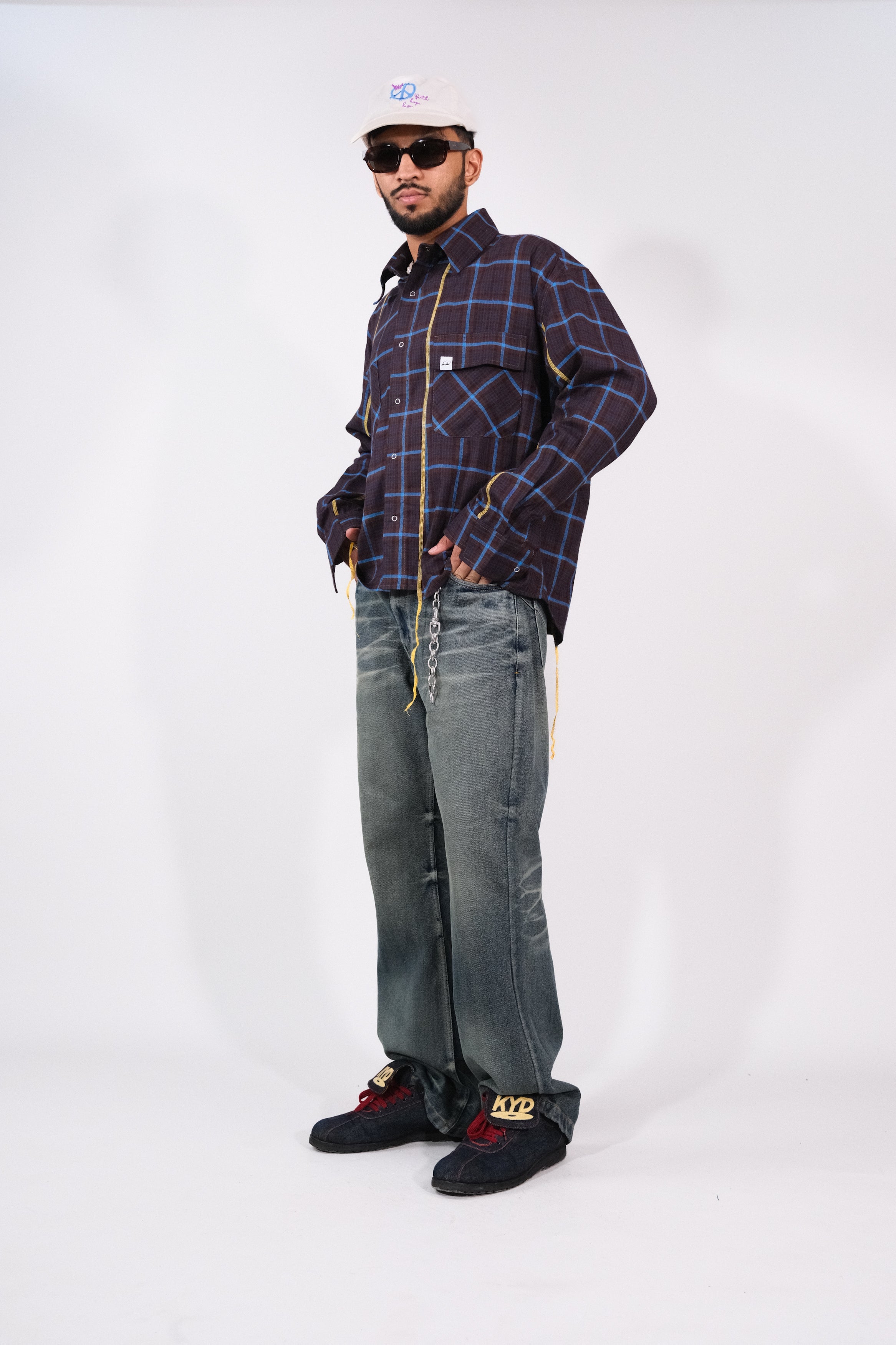 Matrix Shirt-Blue/Brown