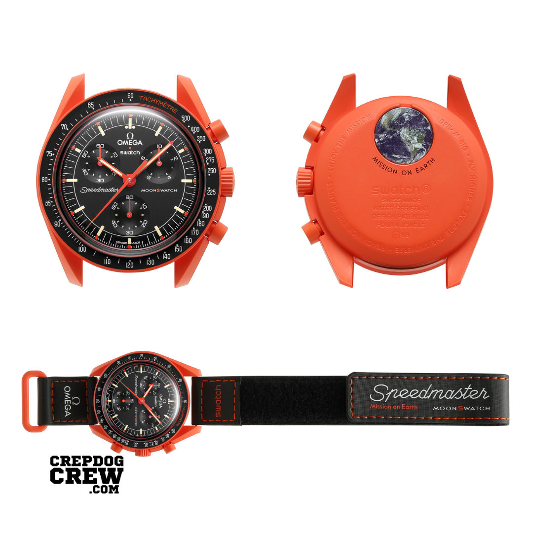 Swatch x Omega Bioceramic Moonswatch Mission on Earth - LAVA