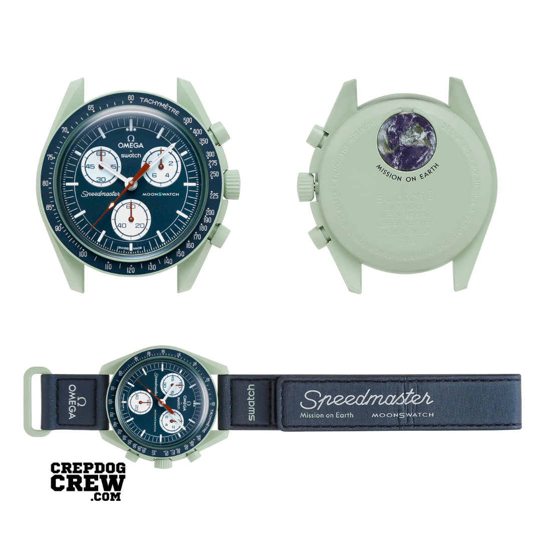 Swatch x Omega Bioceramic Moonswatch Mission to Earth