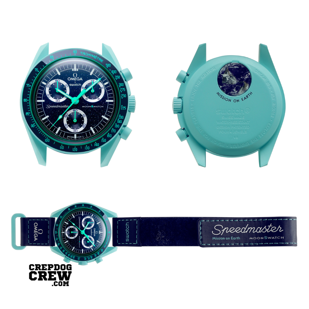 Swatch x Omega Bioceramic Moonswatch Mission on Earth - POLAR LIGHTS