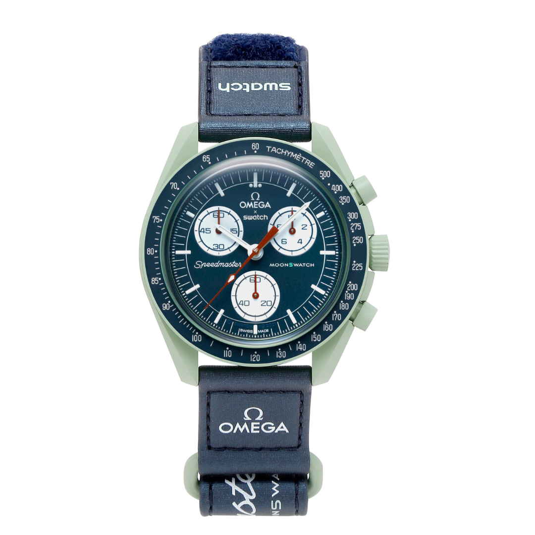 Swatch x Omega Bioceramic Moonswatch Mission to Earth