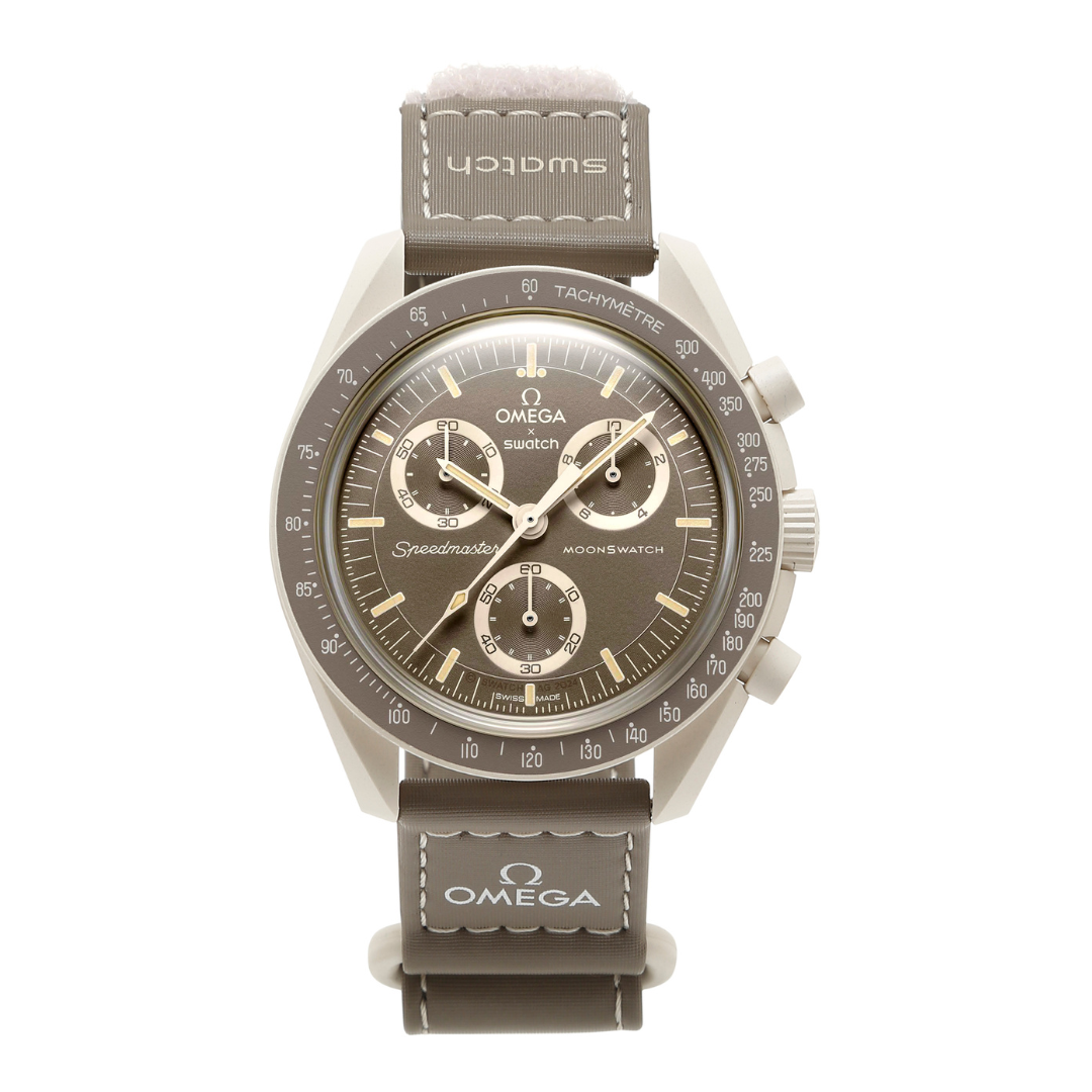 Swatch x Omega Bioceramic Moonswatch Mission on Earth - DESERT