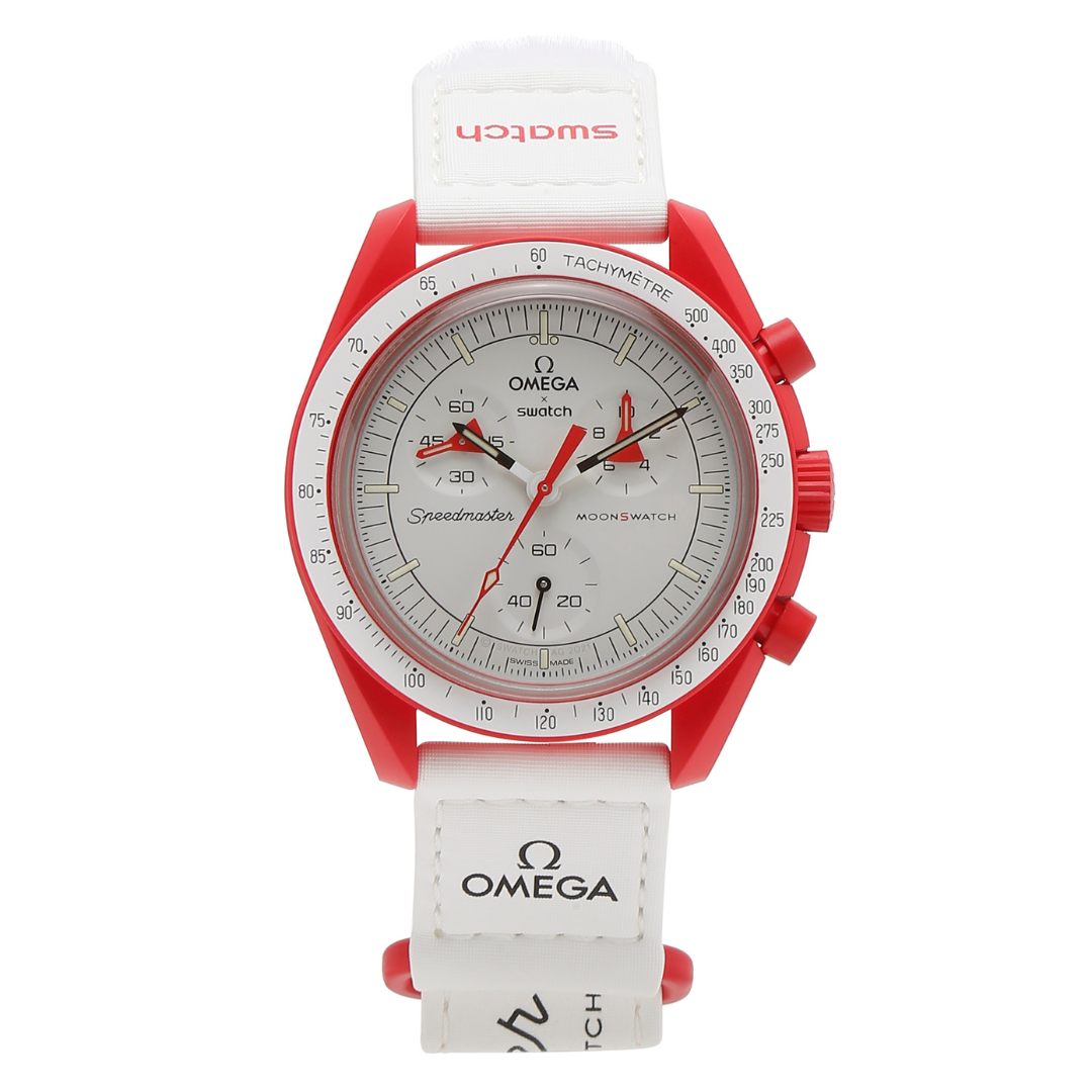 Swatch x Omega Bioceramic Moonswatch Mission to Mars