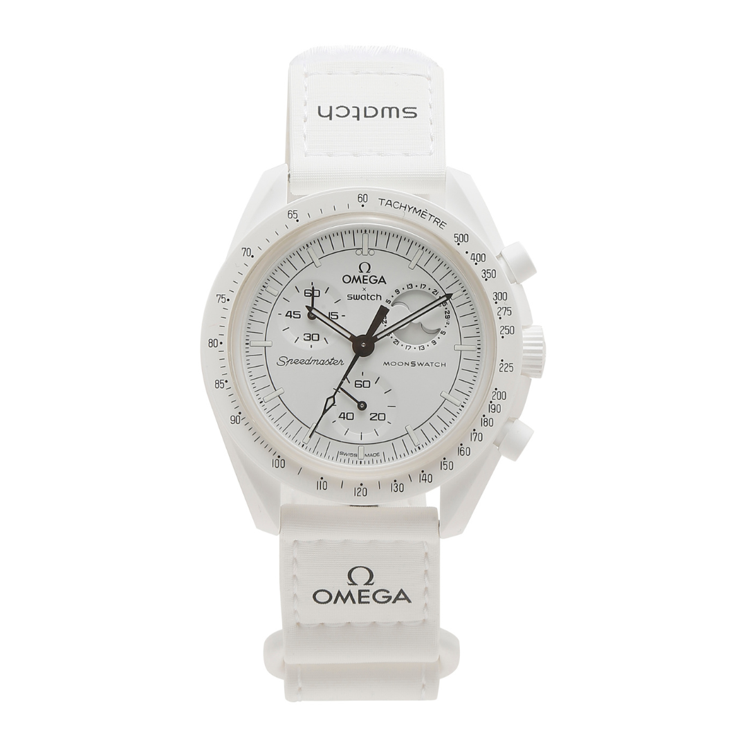 Swatch x Omega Bioceramic Moonswatch Mission To Moonphase Snoopy