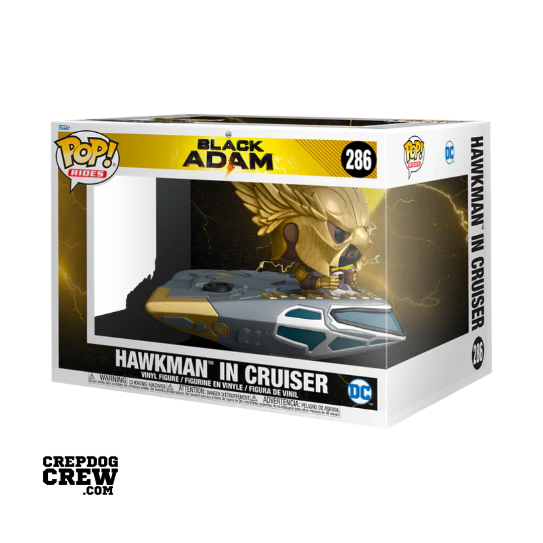 Funko POP! DC: Black Adam (2022) - Hawkman with Cruiser #286