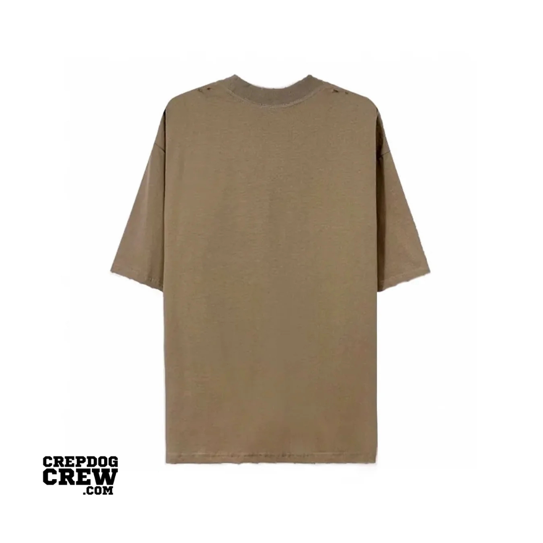 Balenciaga Metal Vintage Oversized T-shirt Brown