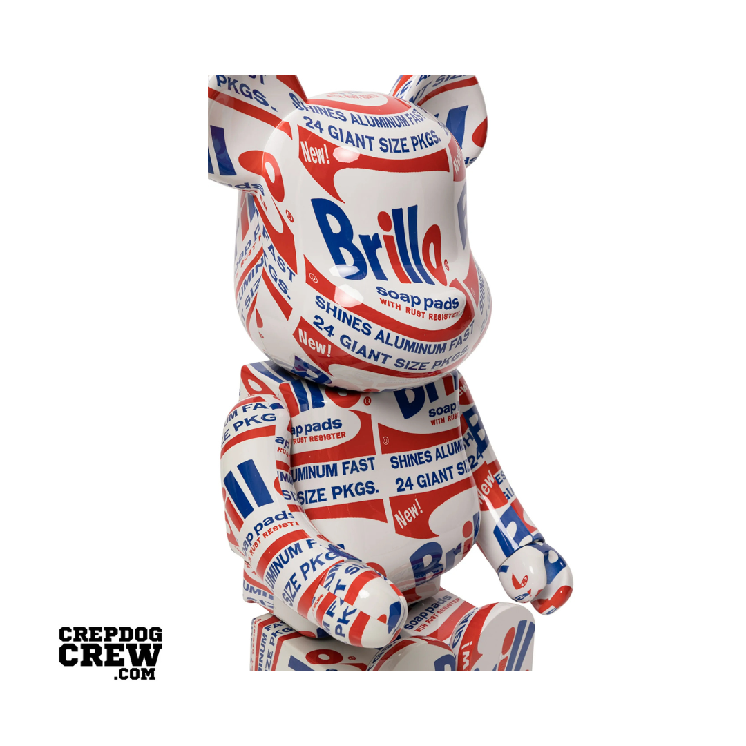 Bearbrick ANDY WARHOL "Brillo" 1000%