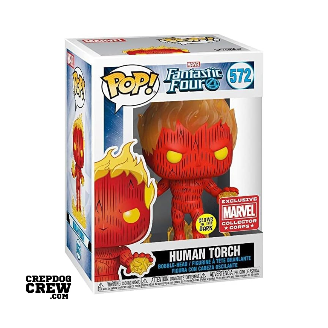 Funko Pop! Marvel: Fantastic Four Exclusive Human Torch #572