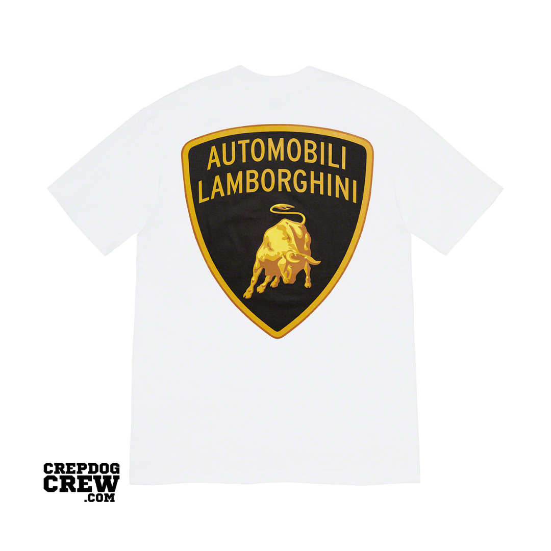 Supreme Automobili Lamborghini Tee White