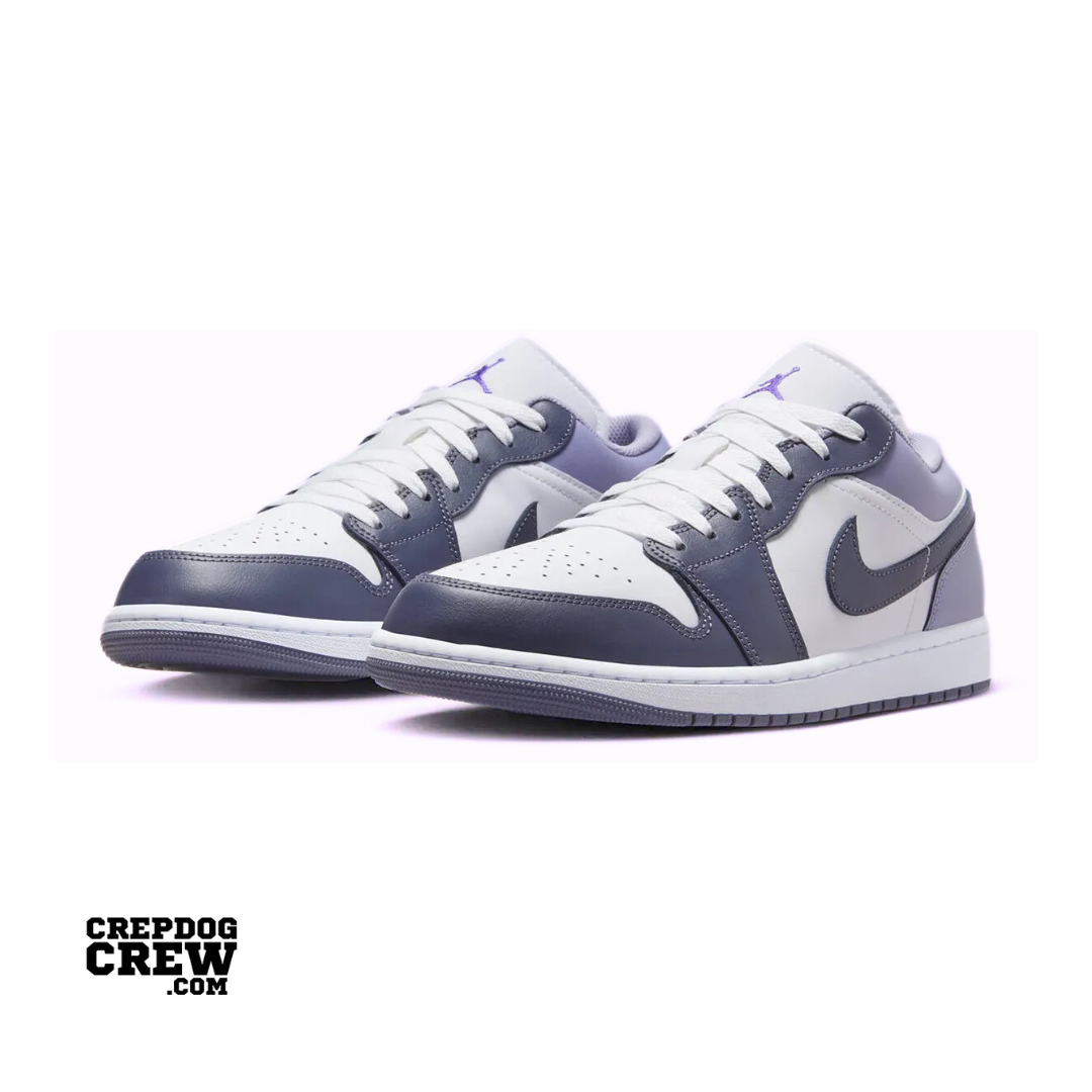 Jordan 1 Low White Purple