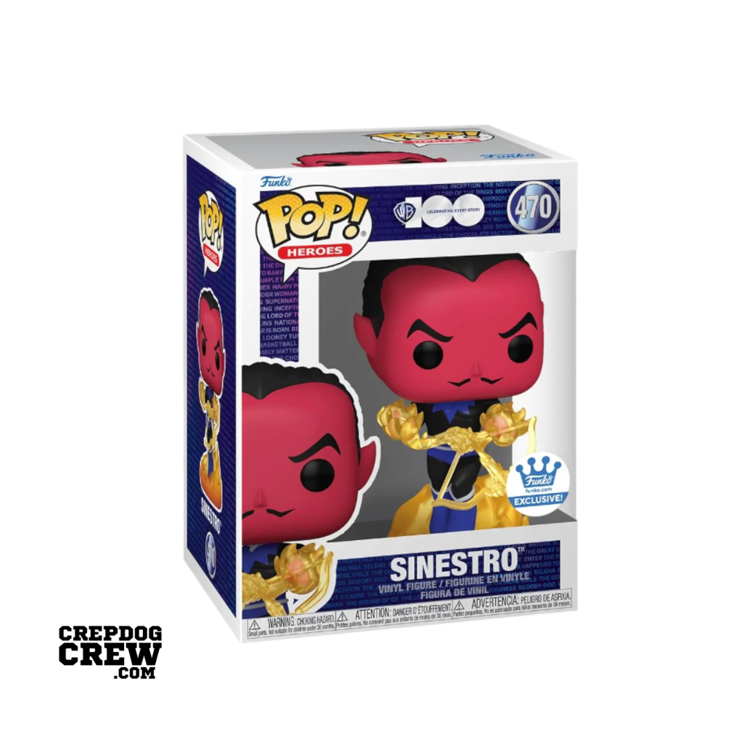 Funko Pop! Warner Bros 100 Celebrating Every Story SINESTRO #470