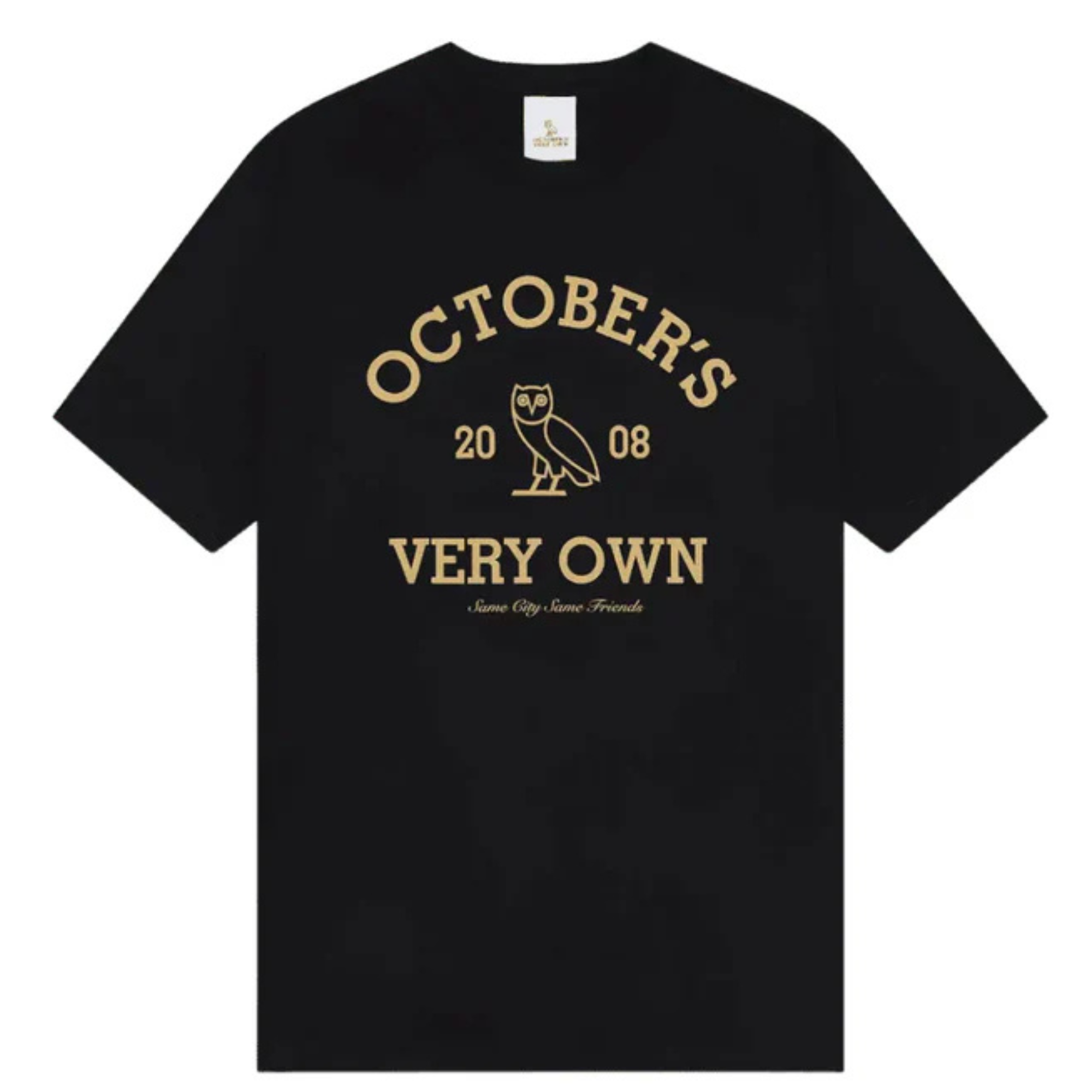 OVO Collegiate T-shirt Black Gold