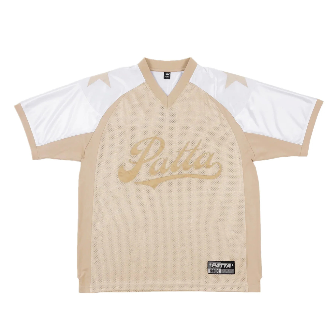 Patta RESPECT football jersey Cement White