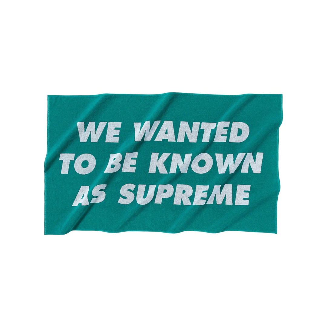 Supreme Known As Towel Dark Aqua