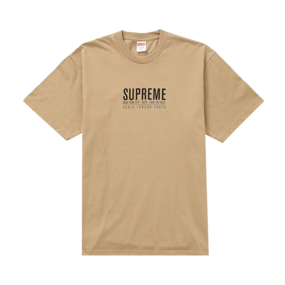 Supreme Paris Tee Khaki