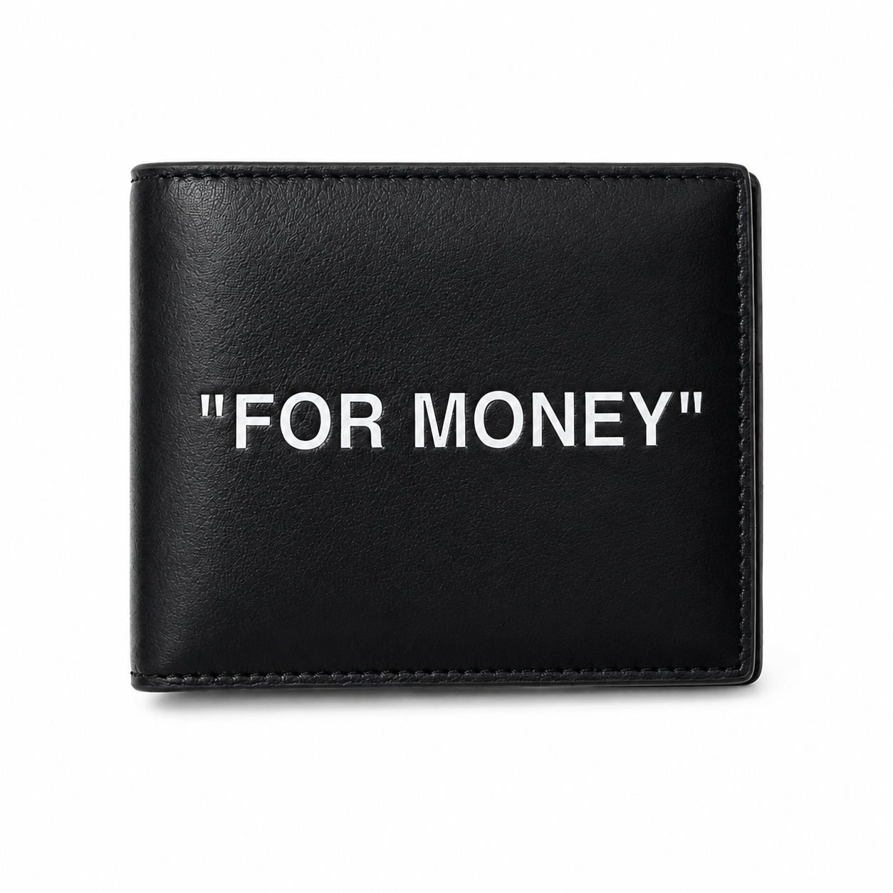 OFF WHITE JITNEY QUOTEY BIFOLD WALLET BLACK