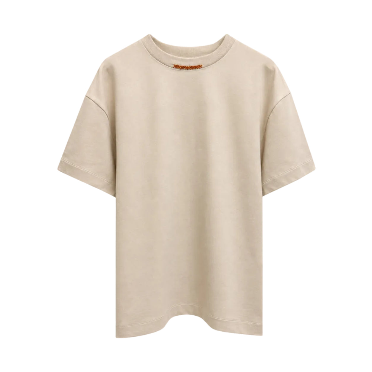 Patch Effect T-shirt in Cream [Unisex]