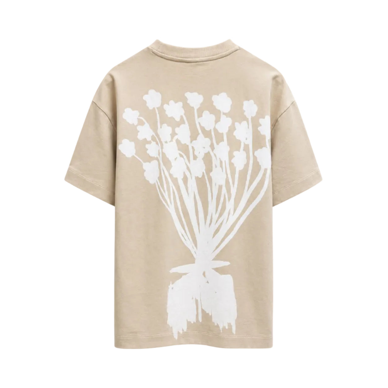 Bouquet T-shirt in Cream [Unisex]