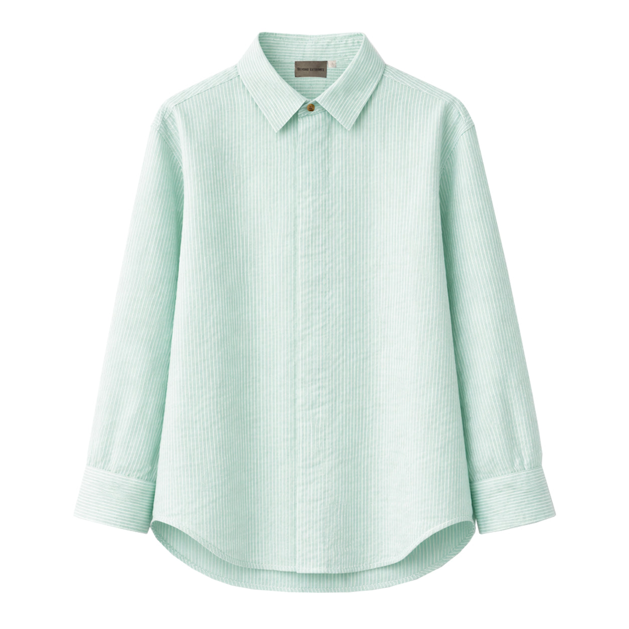 Beach Shirt in Green Strips [Unisex]