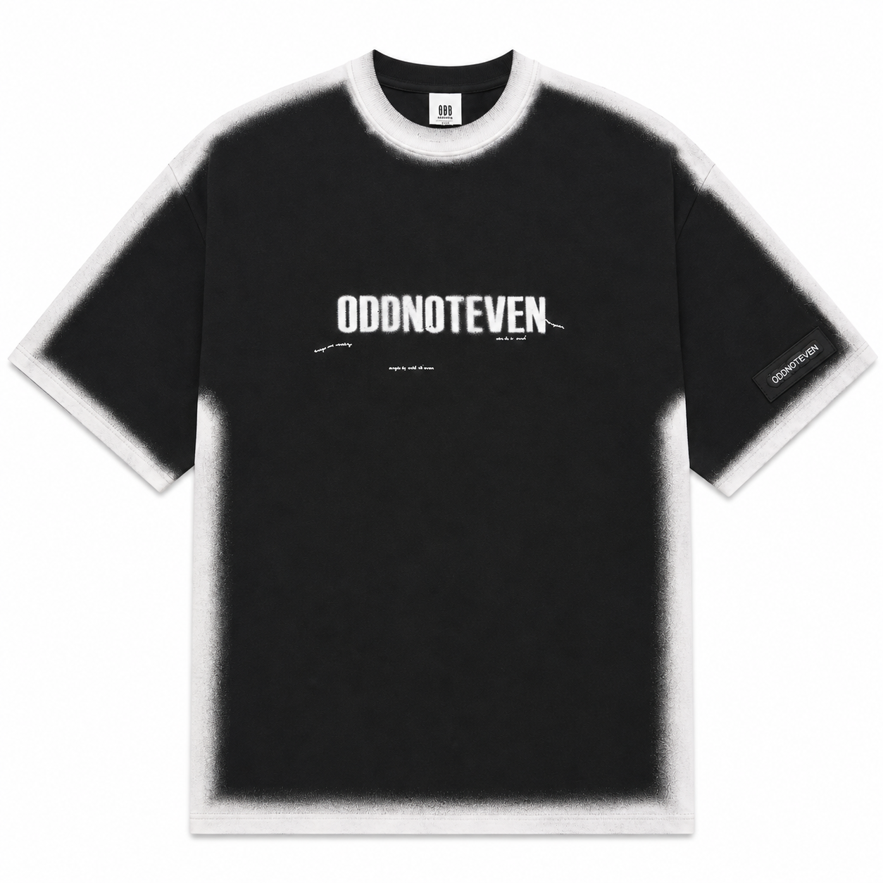 Falling Angel Oversized Tshirt Black