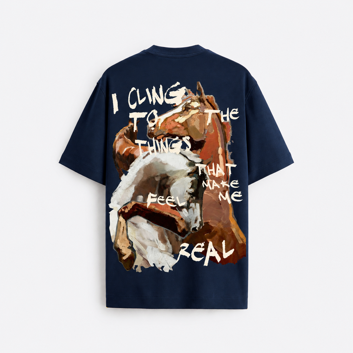 HoldON - Navy | Relaxed Tee