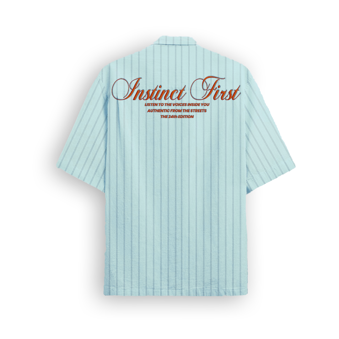 Summer Stripe Shirt - Sky