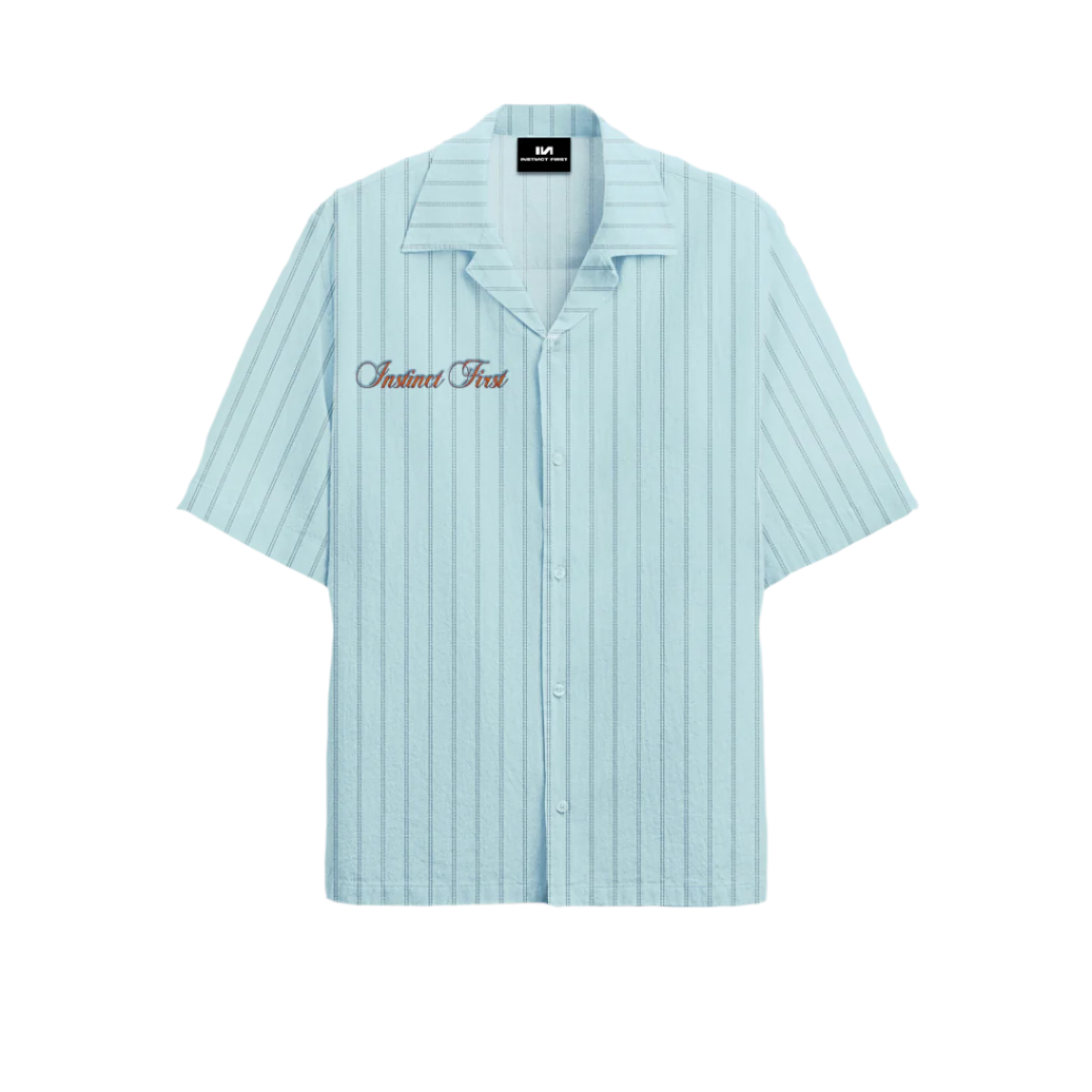 Summer Stripe Shirt - Sky