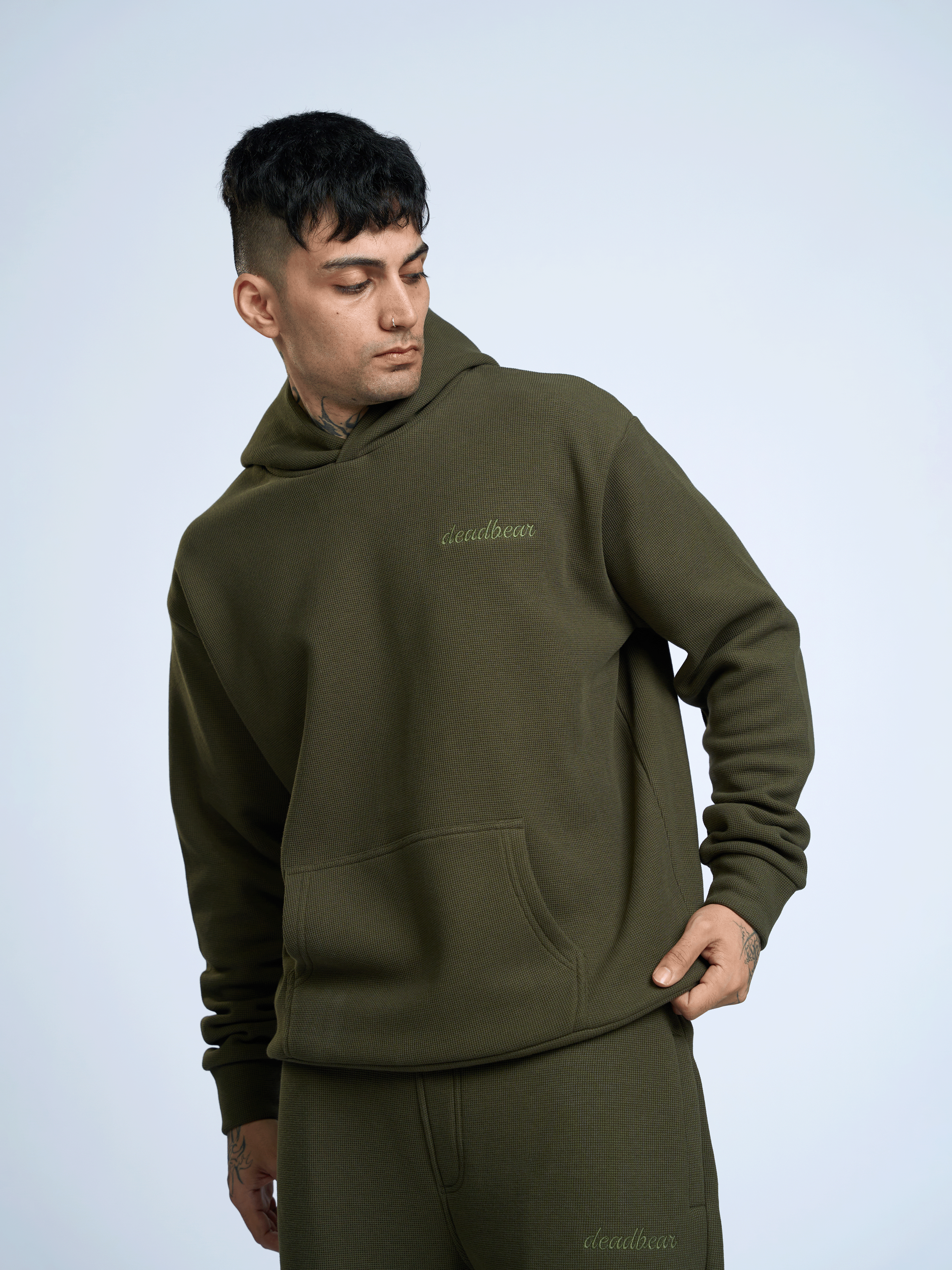 Co-ord Hoodie Olive
