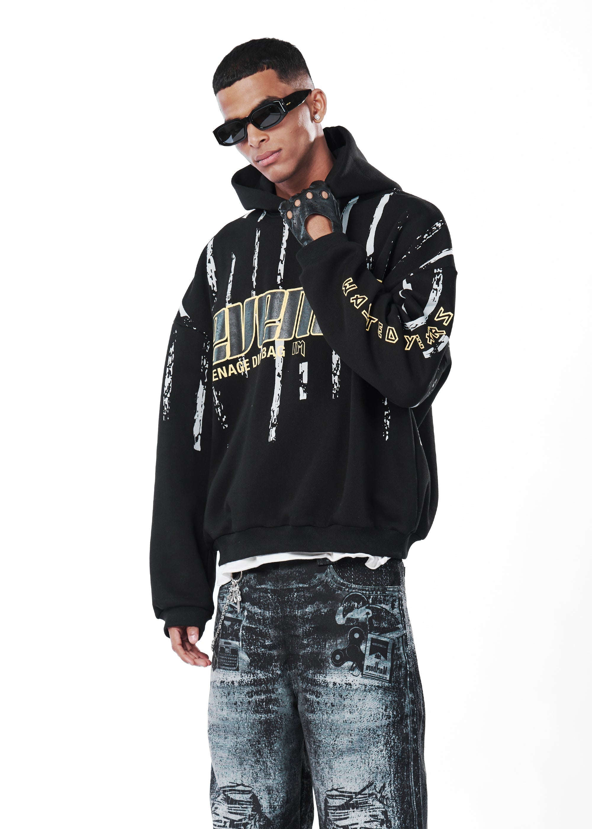 pinstripe hoodie