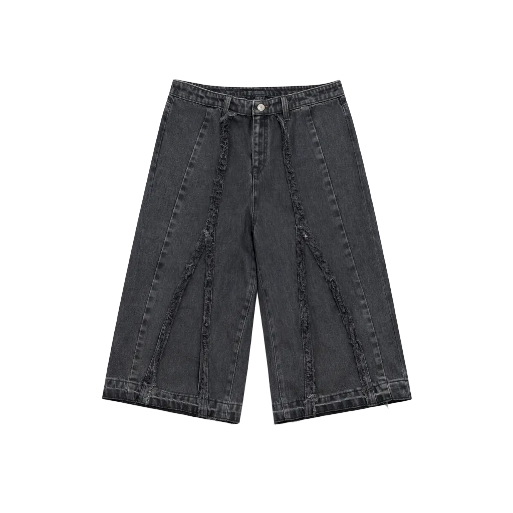 Void Stitched - Jorts (Black)