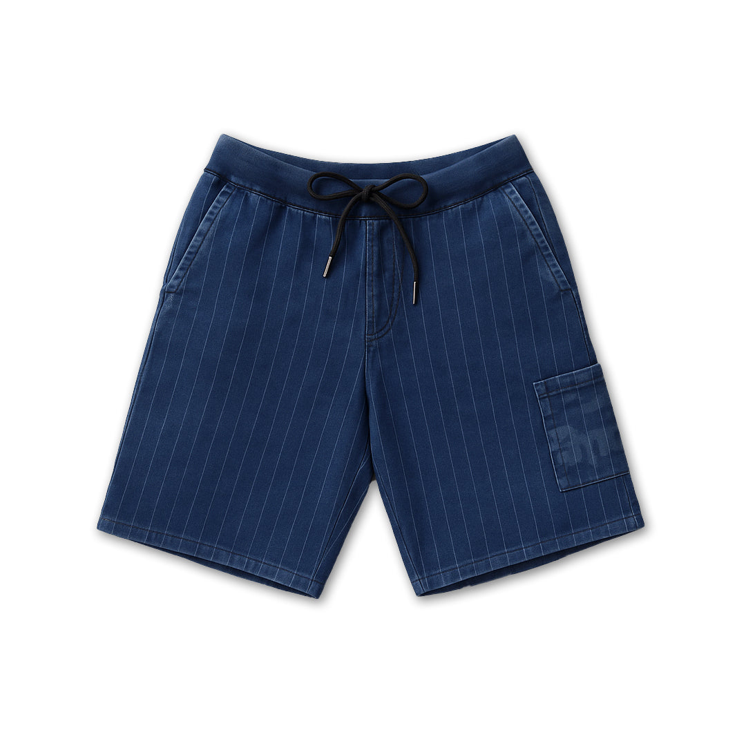 Navy Haze Denim Shorts - (Blue)