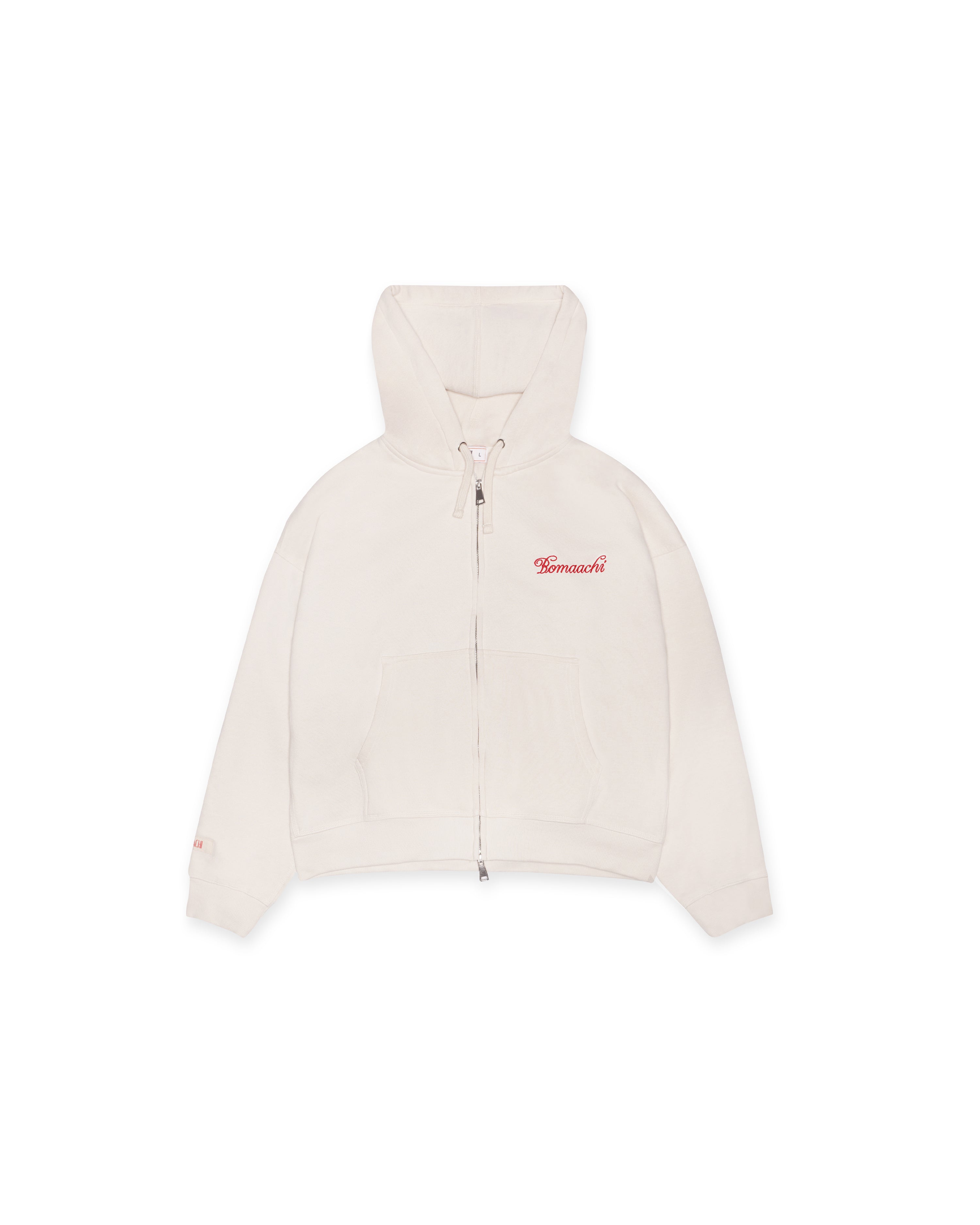 The Signature Rope Zip-Up - Cloud Dancer