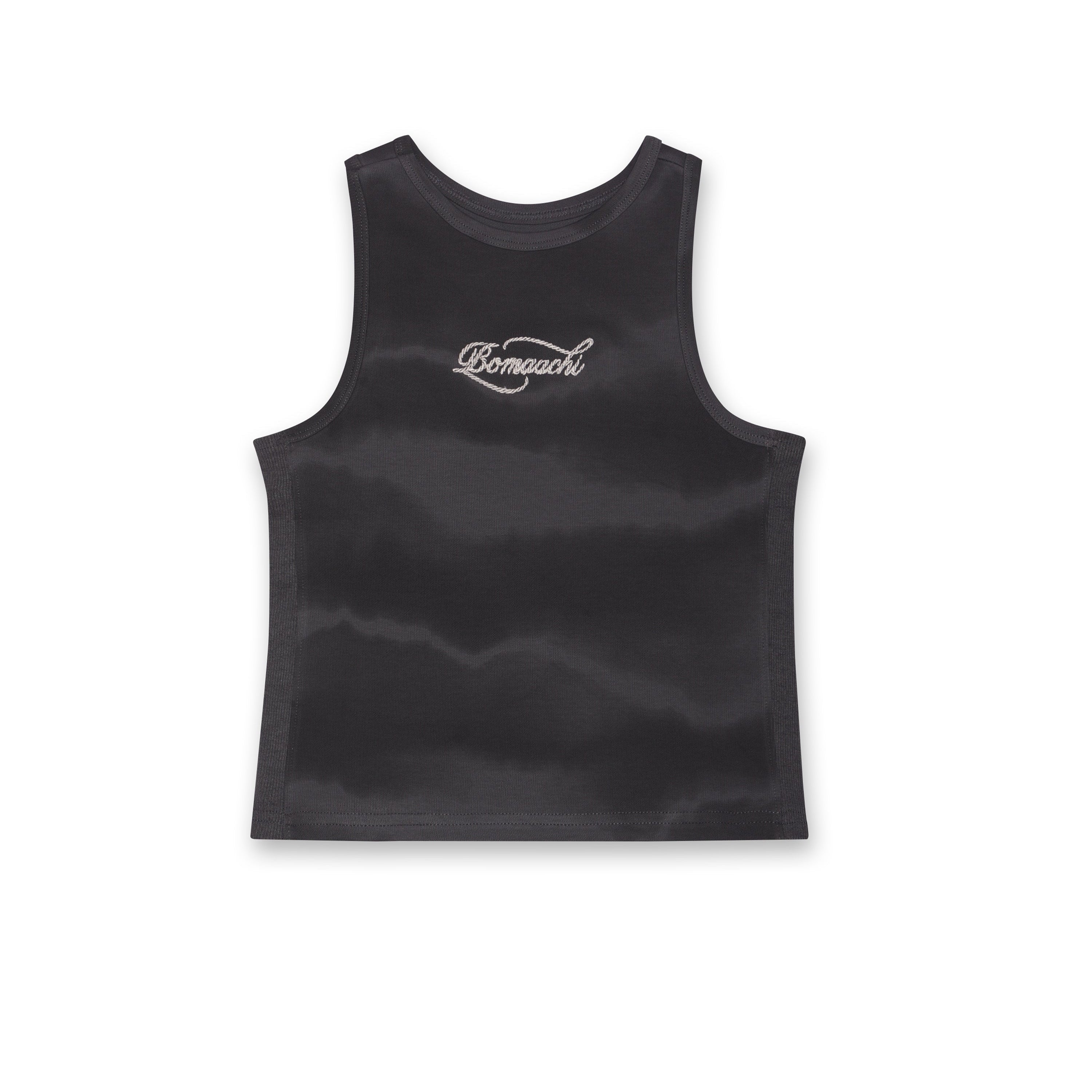 Rope Embroidered GREY Tank Top