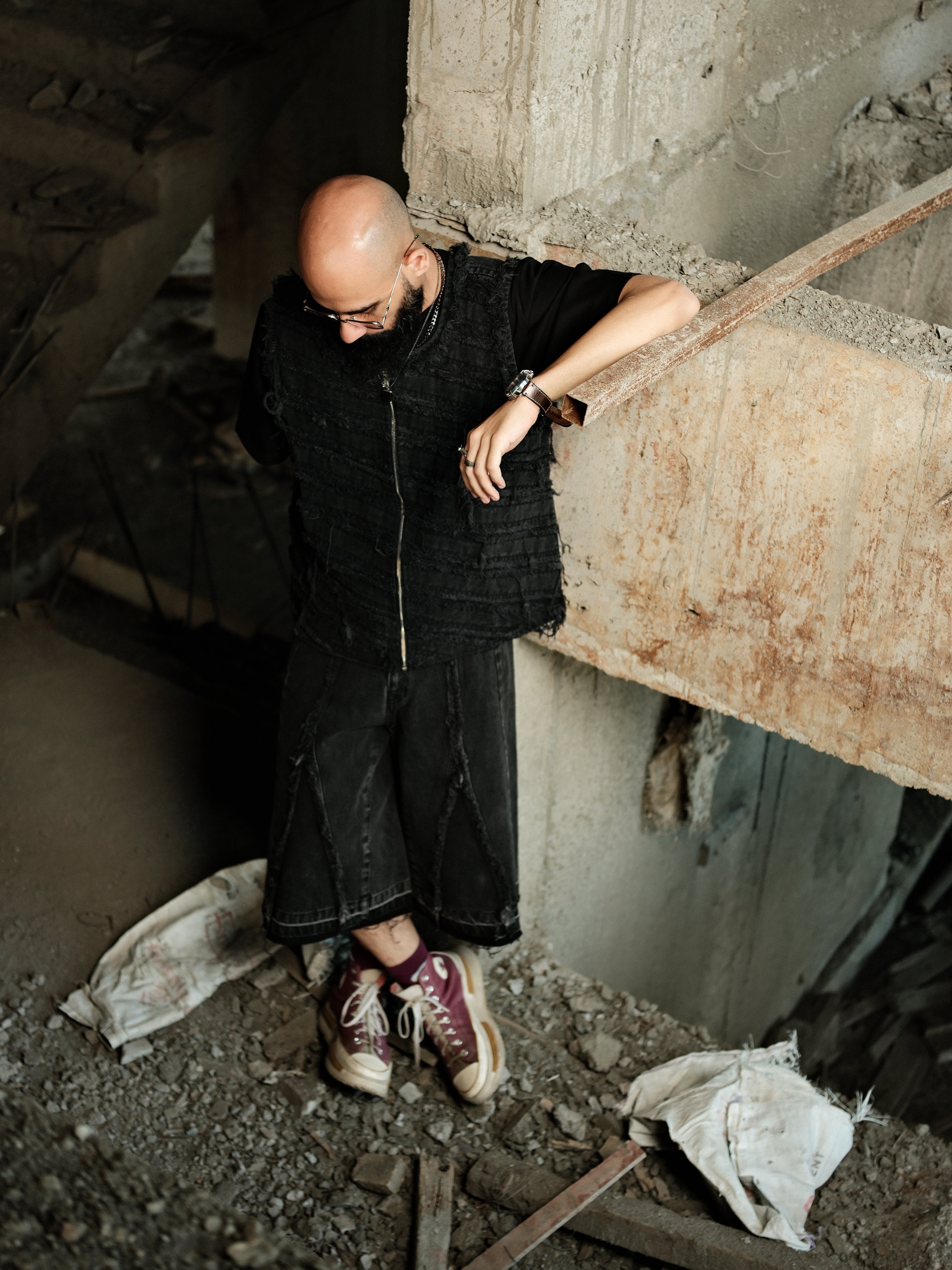 Void Stitched - Jorts (Black)