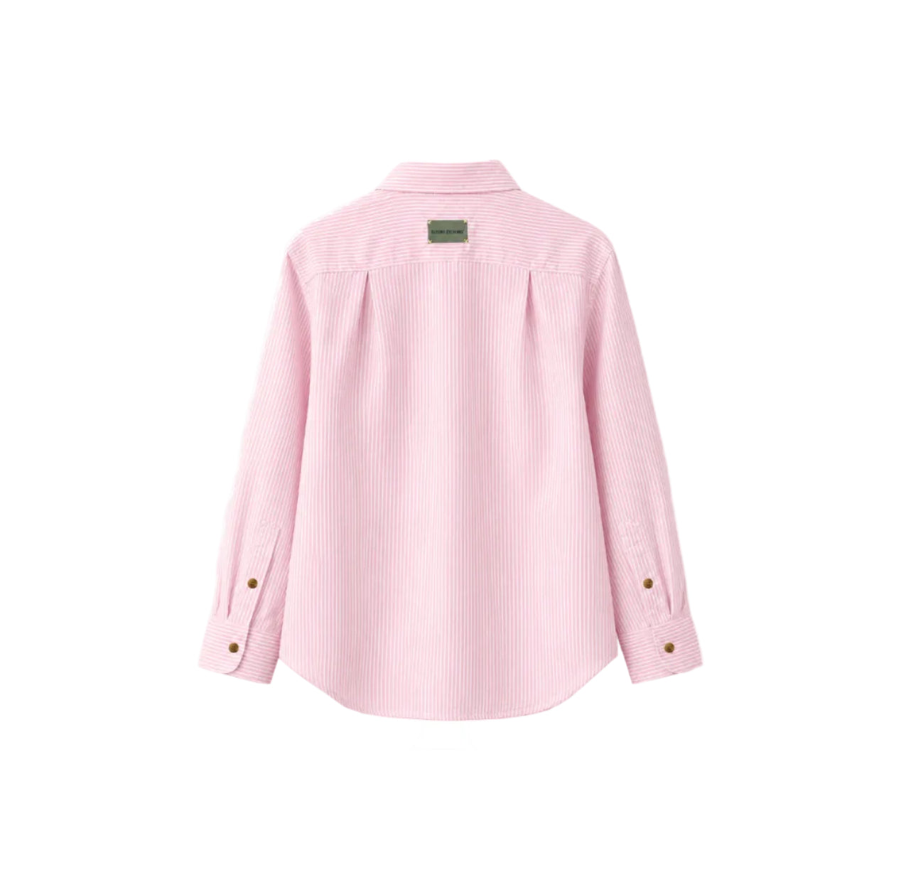 Beach Shirt in Pink Stripes [Unisex]