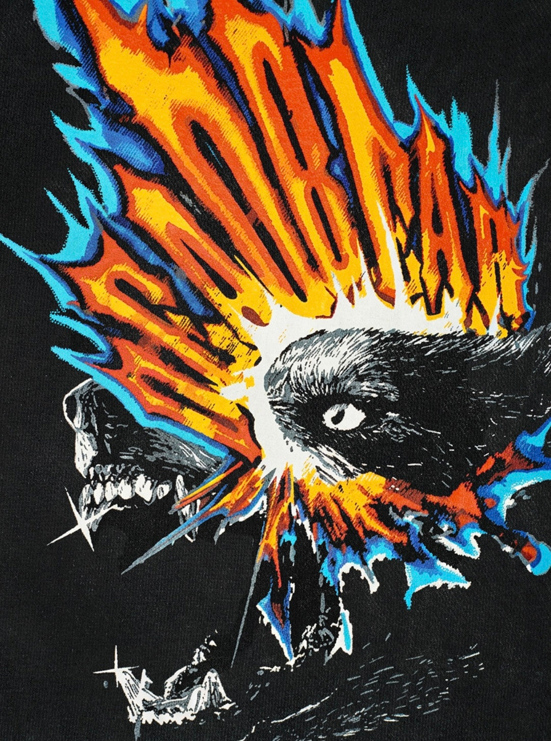 Wolf Tee Washed Black