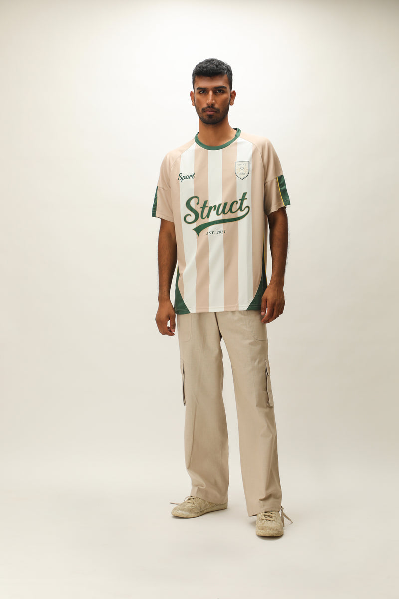ECRU LINEN CARGOS | STRUCT | Streetwear Pants Trousers by Crepdog Crew