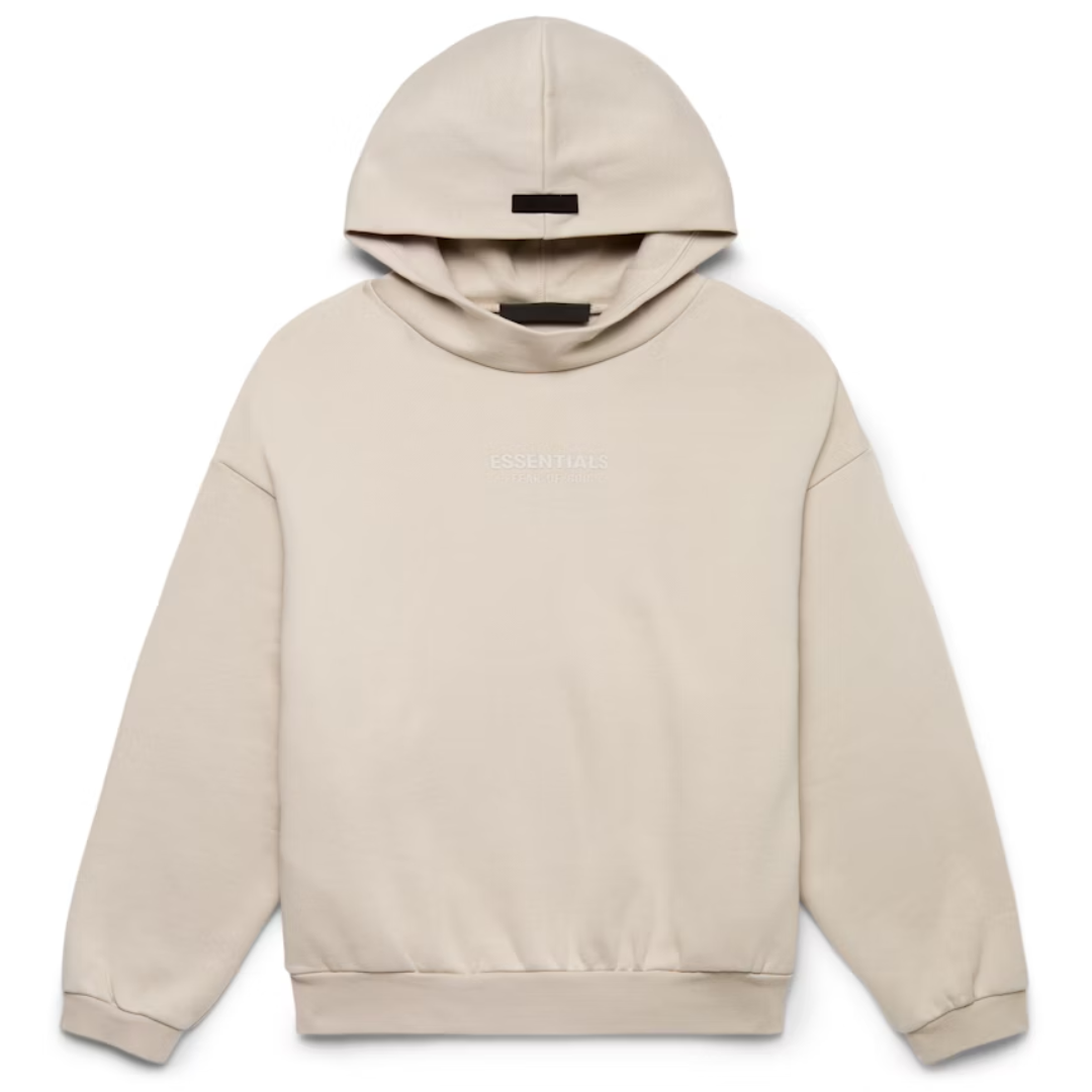 Fear of God Essentials Hoodie Silver Cloud