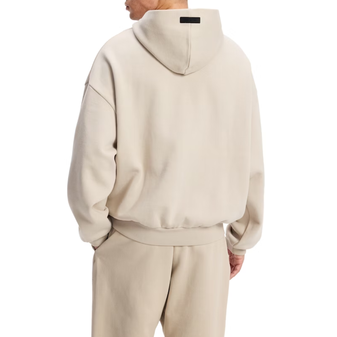 Fear of God Essentials Hoodie Silver Cloud