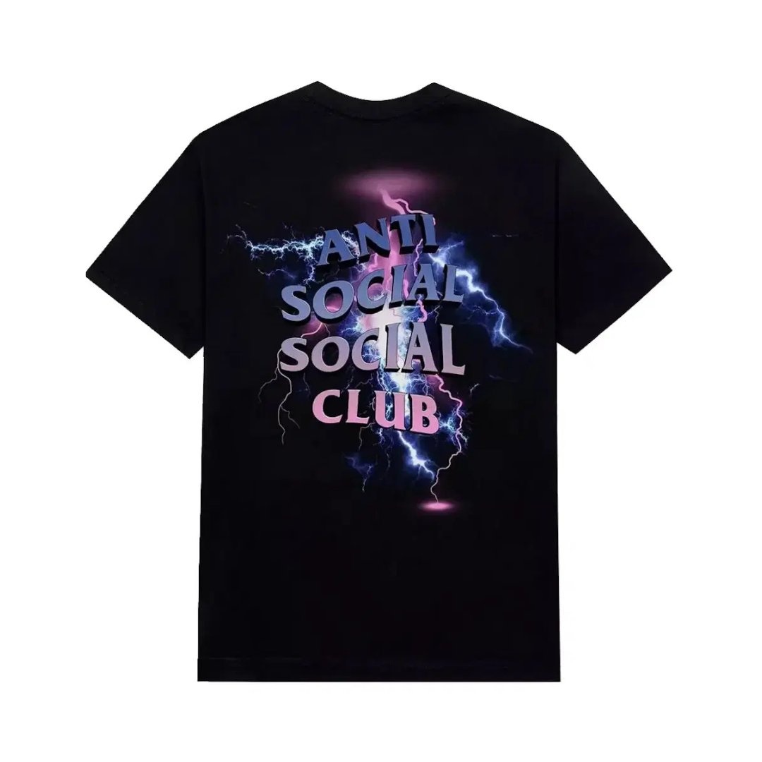 Anti Social Social Club Bolt From The Blue T-shirt Black